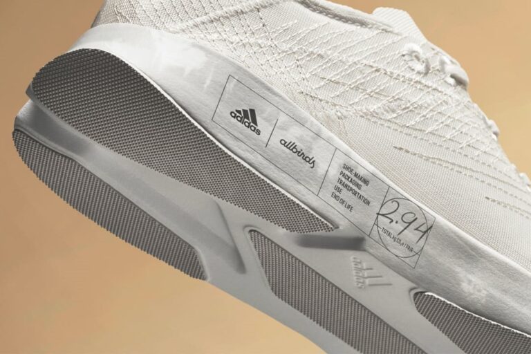 Adidas Allbirds close up 1