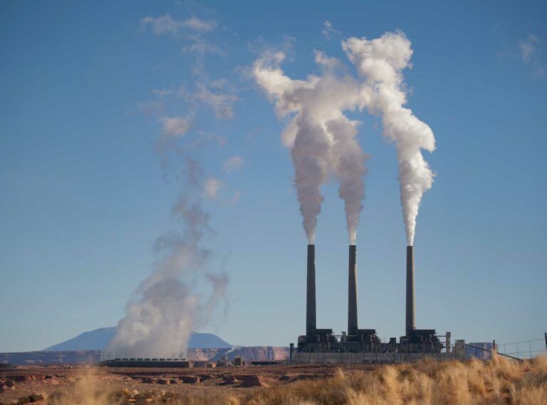 Factories pumping out stuff