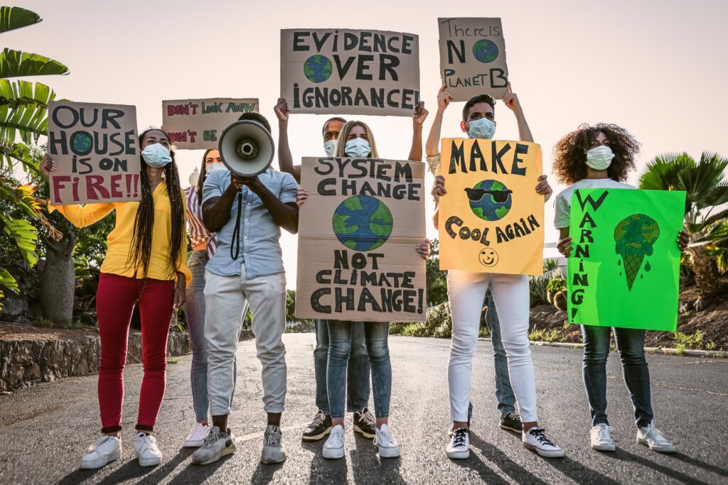 climate activism scaled