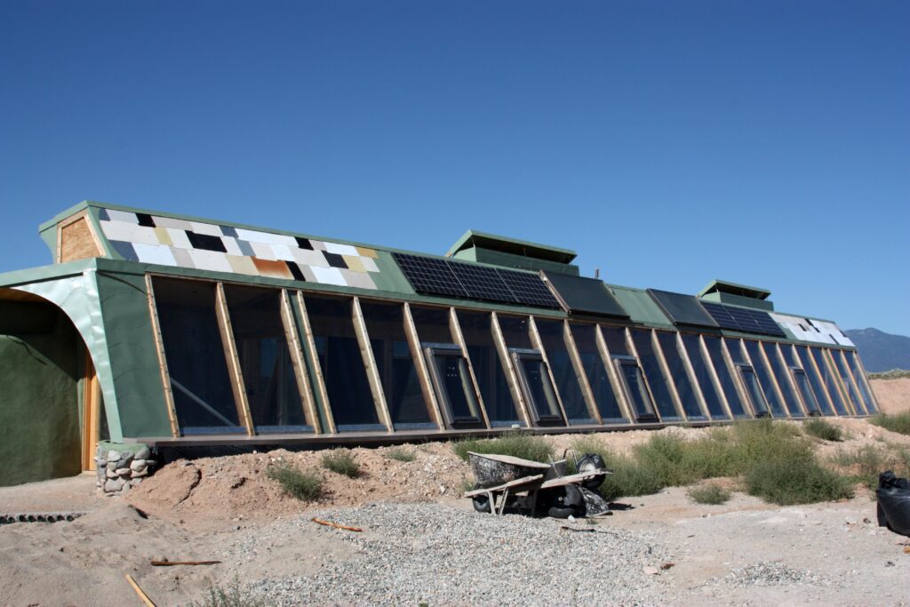 Earthship Green Solar Panels scaled