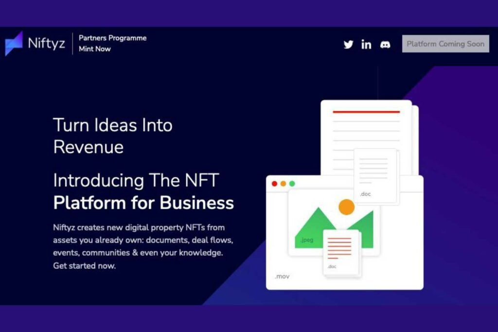Niftyz help turn ideas into revenue