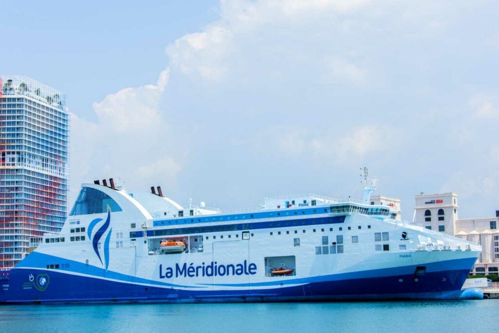 The new ‘zero particle ferry connecting Marseille to Corsica Copyright La MeridionaleM. Joly