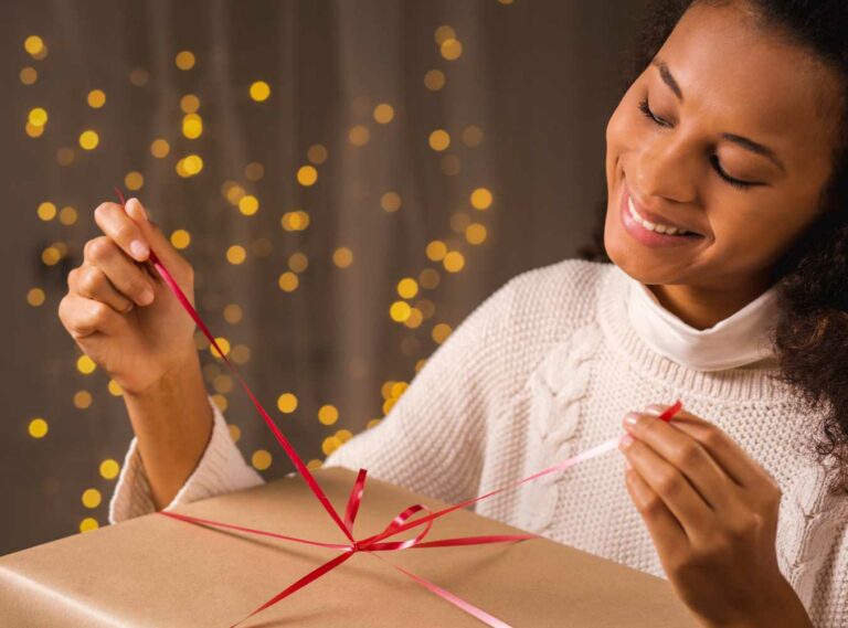 Sustainable or reusable wrapping can reduce your footprint