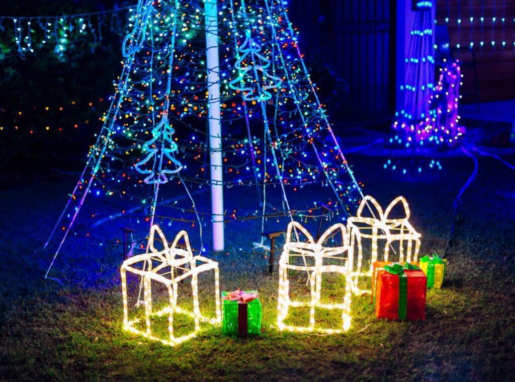 Use solar powered LED lights if possible to reduce your footprint