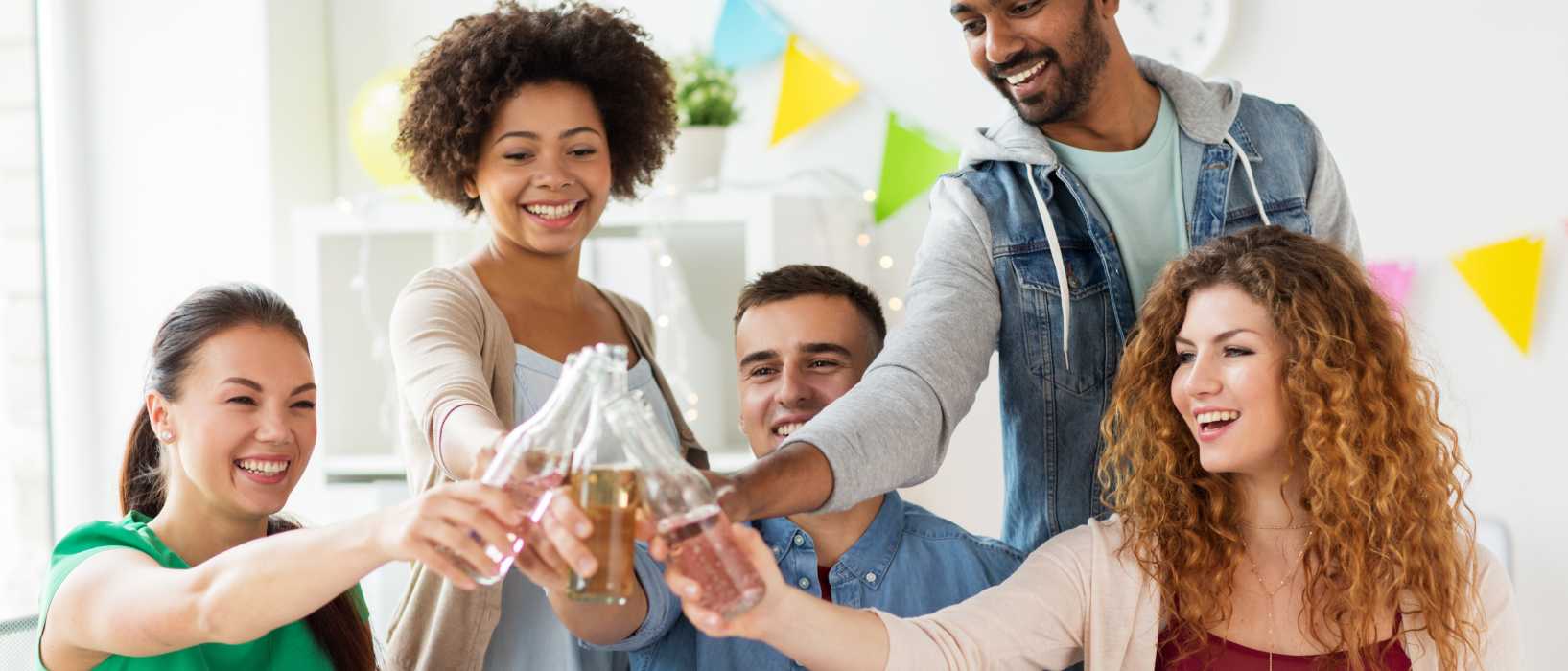 People Enjoying Sustainable Alcohol