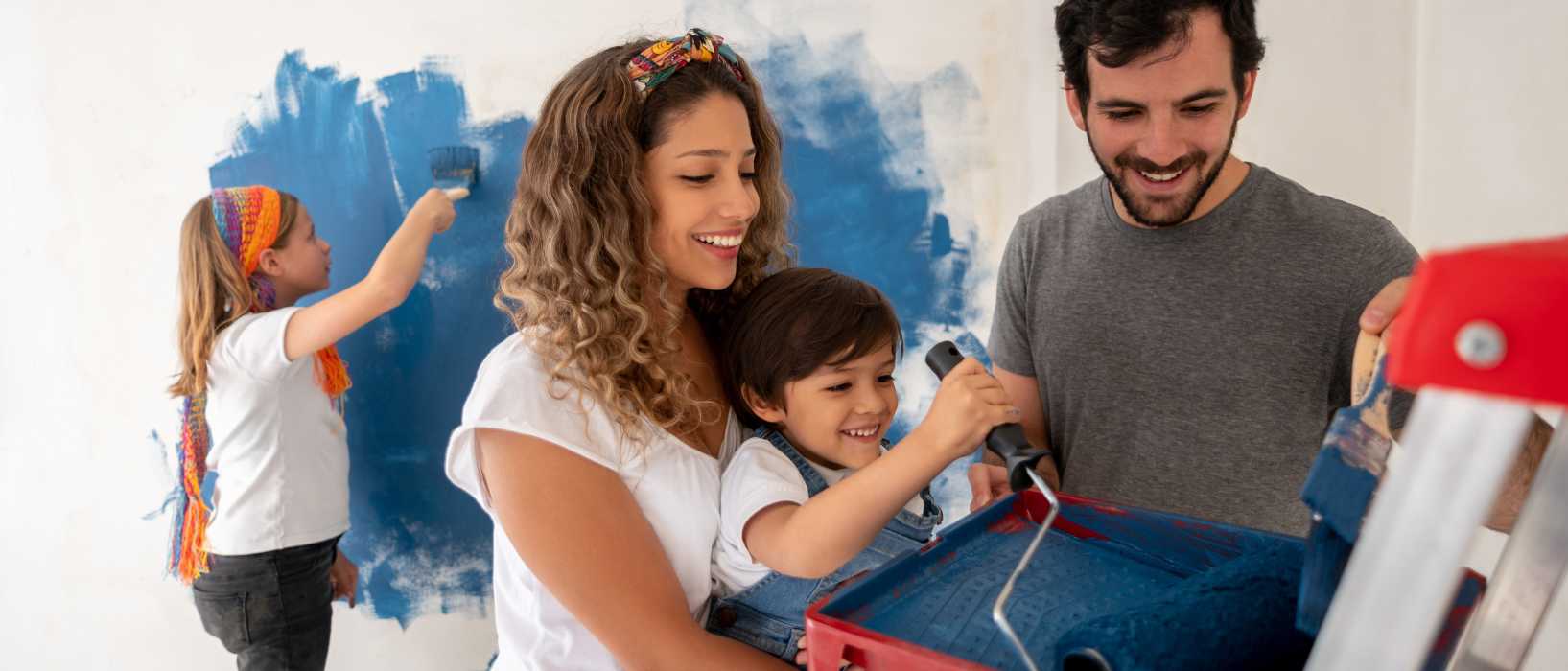 Sustainable Paint Family Decorating Header