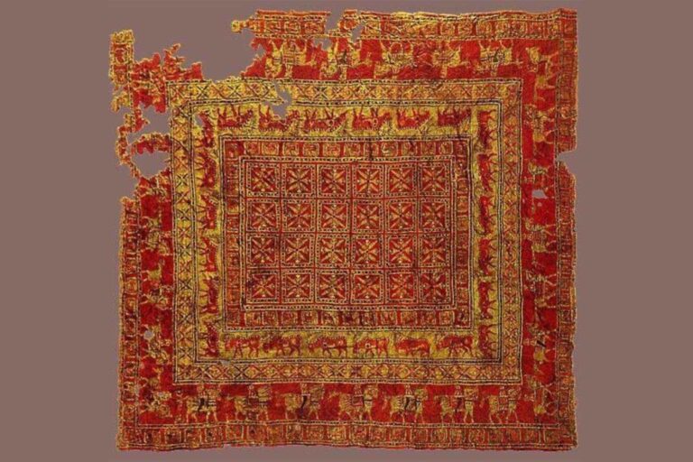 The worlds oldest sustainable carpet is date to 500 BC
