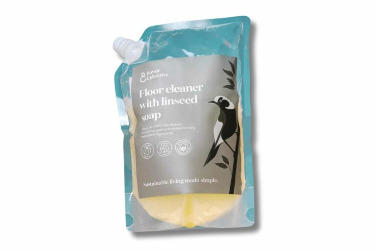 Sustainable Cleaning Bower Collective Linseed floor cleaner is a fantastic natural cleaning product