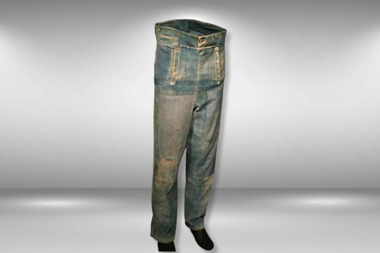 Sustainable Jeans An original pair of Levi jeans manufactured in 1840