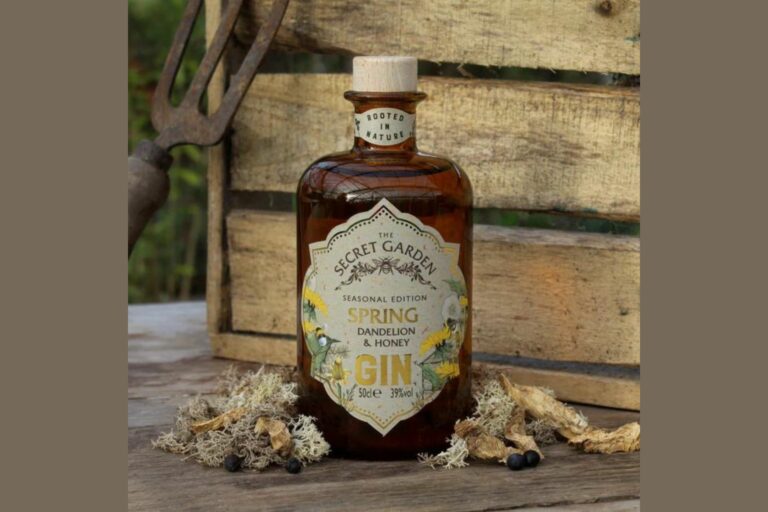 Sustainable Gin Secret Garden Dandelion and Honey Gin