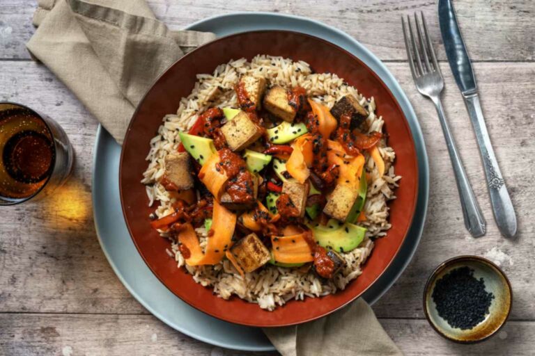 Plant Based Meals Green Chefs smoked tofu earth bowl