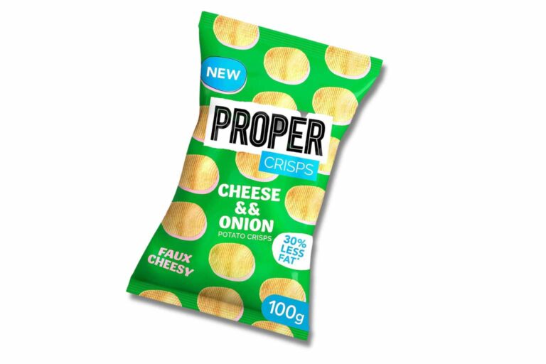 Sustainable Crisps Proper Cheese and Onion Crisps
