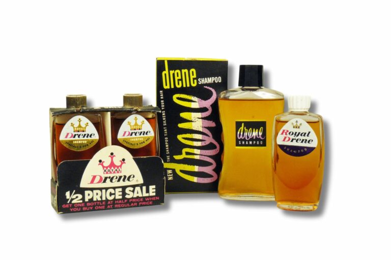 Sustainable Shampoo Drene was the first mass produced shampoo released in the 1930s