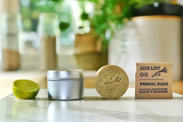 Sustainable Shampoo Primal Suds Job Lot OG Bar does everything