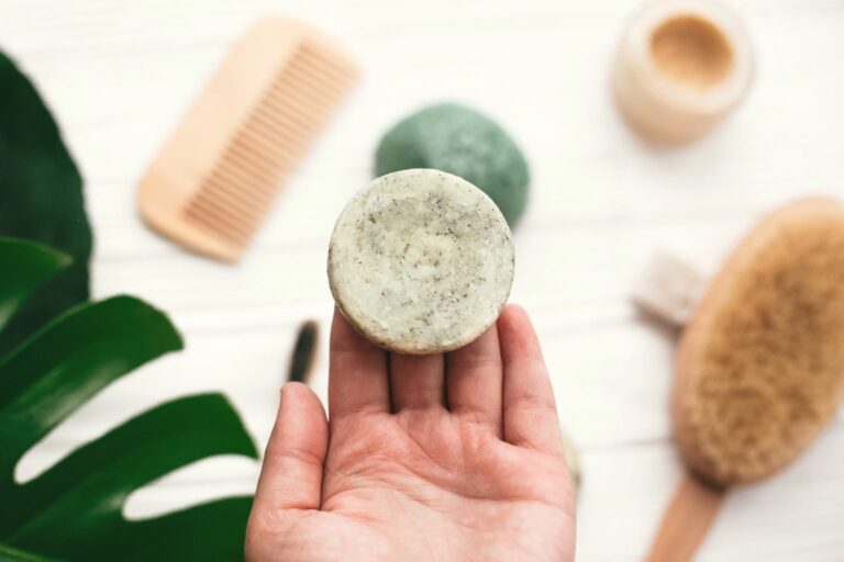 Sustainable Shampoo Shampoo bars are a much more sustainable option than bottled shampoo