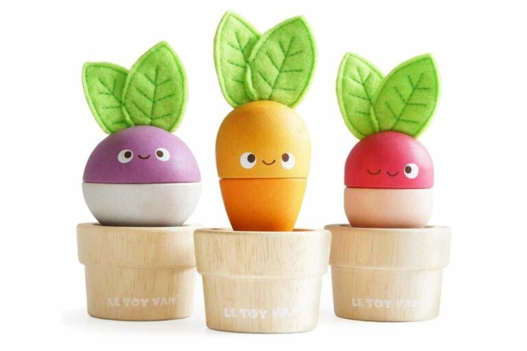 Sustainable Toys Le Toy Van sustainbly made Stacking Veggies