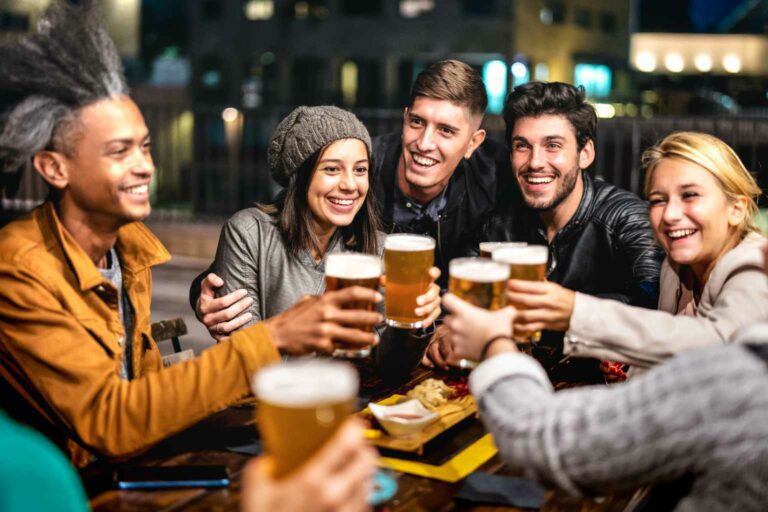 Sustainable Beer Drinking sustainable beer means you can enjoy time with your friends and help the planet