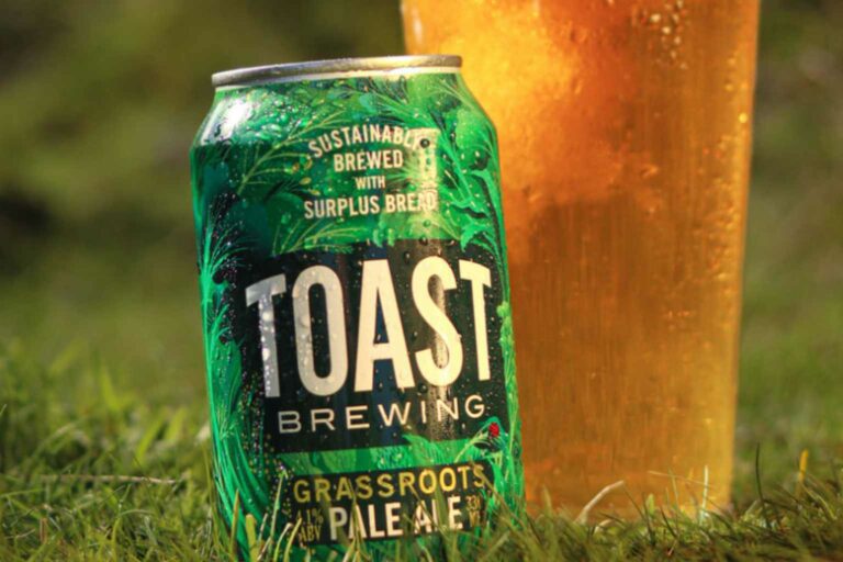 Sustainable Beer Toast Beer is brewed sustainably from surplus bread