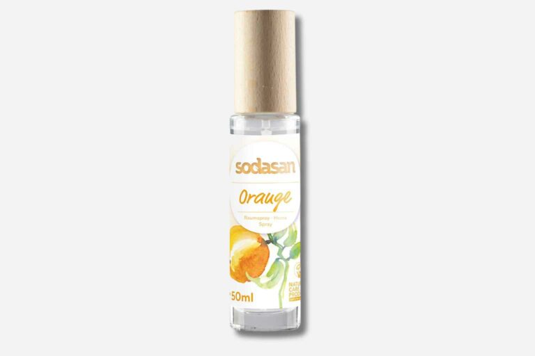 Sustainable Air Freshener Sodasan Orange mist spray makes your room smell fantastic