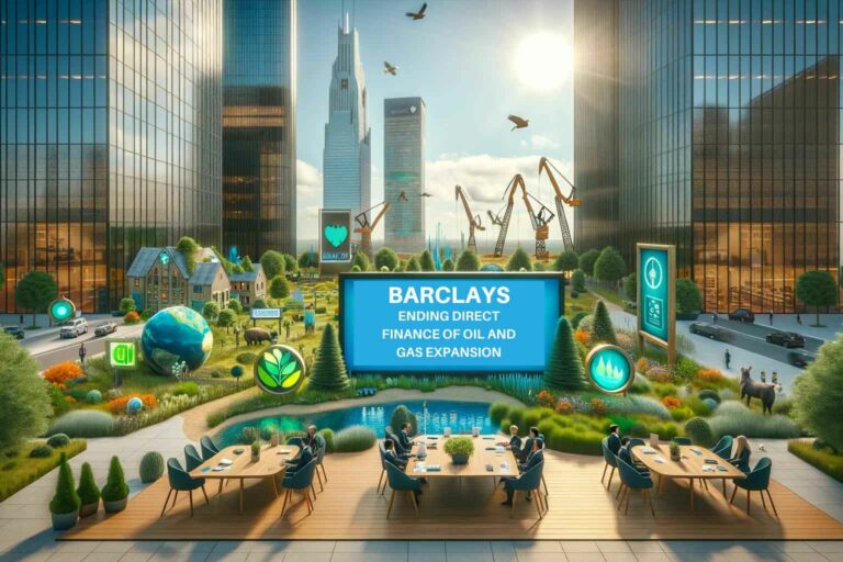 Green Steps Barclays has taken the bold step of stopping direct finance of Oil and Gas expansion 1