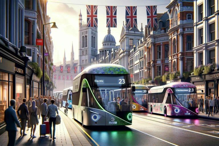 Sustainable Strides Sales of electric buses hit record highs in the UK in 2023