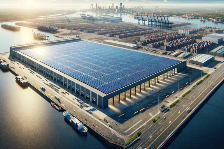 Eco Friendly Steps The largest solar roof in the UK is planned for Liverpools port