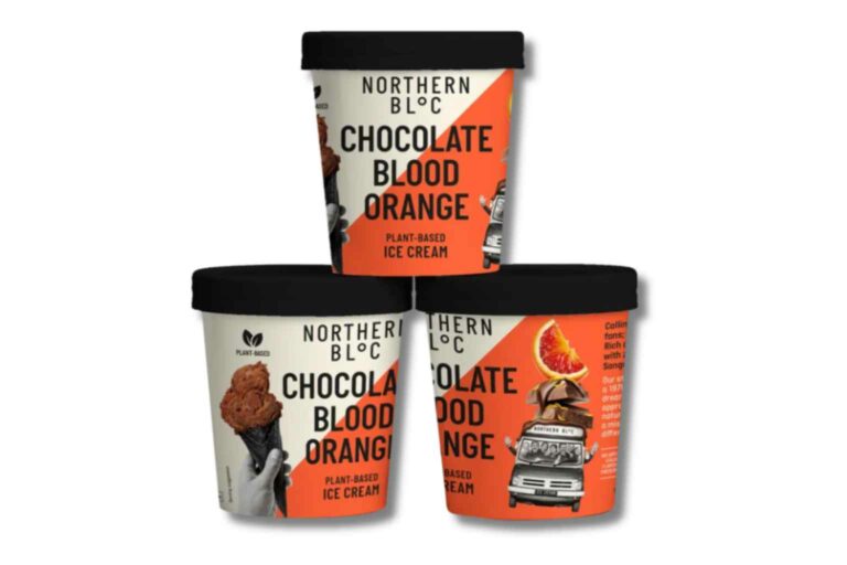 Sustainable Ice Cream Northern Blocs Chocolate Blood Orange Ice Cream is an amazing flavoursome product