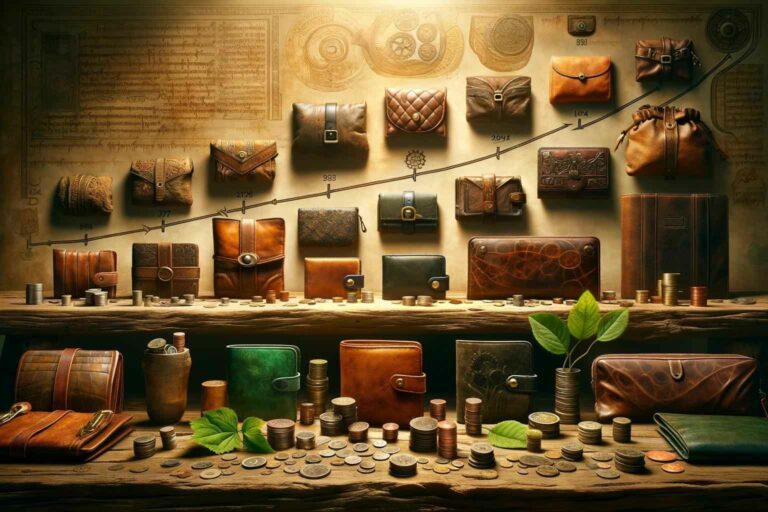 Sustainable Wallets As currency changed its form so did the wallets we carry our money in