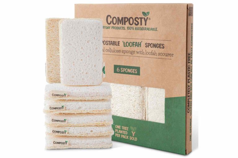 Composty compostable loofah sponges are one of our founder Richards favourite products