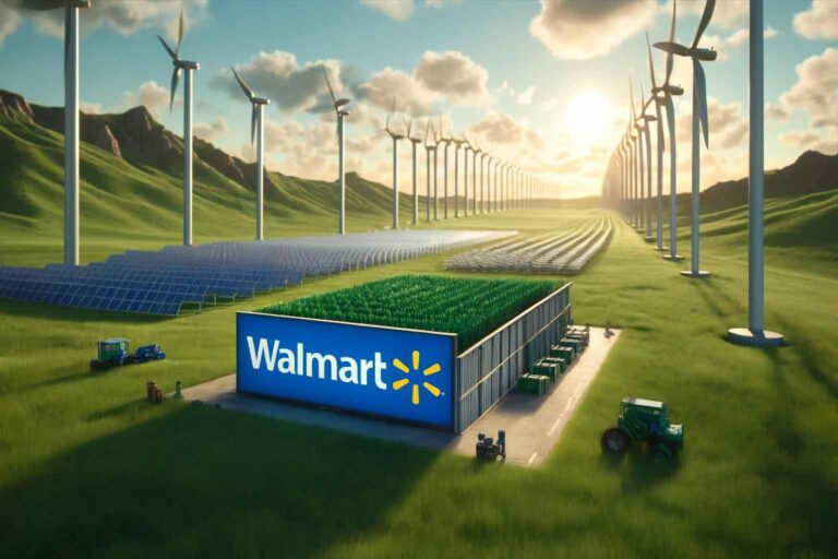 Eco friendly Change Walmart has partnered with Cargill to expand its use of renewable energy