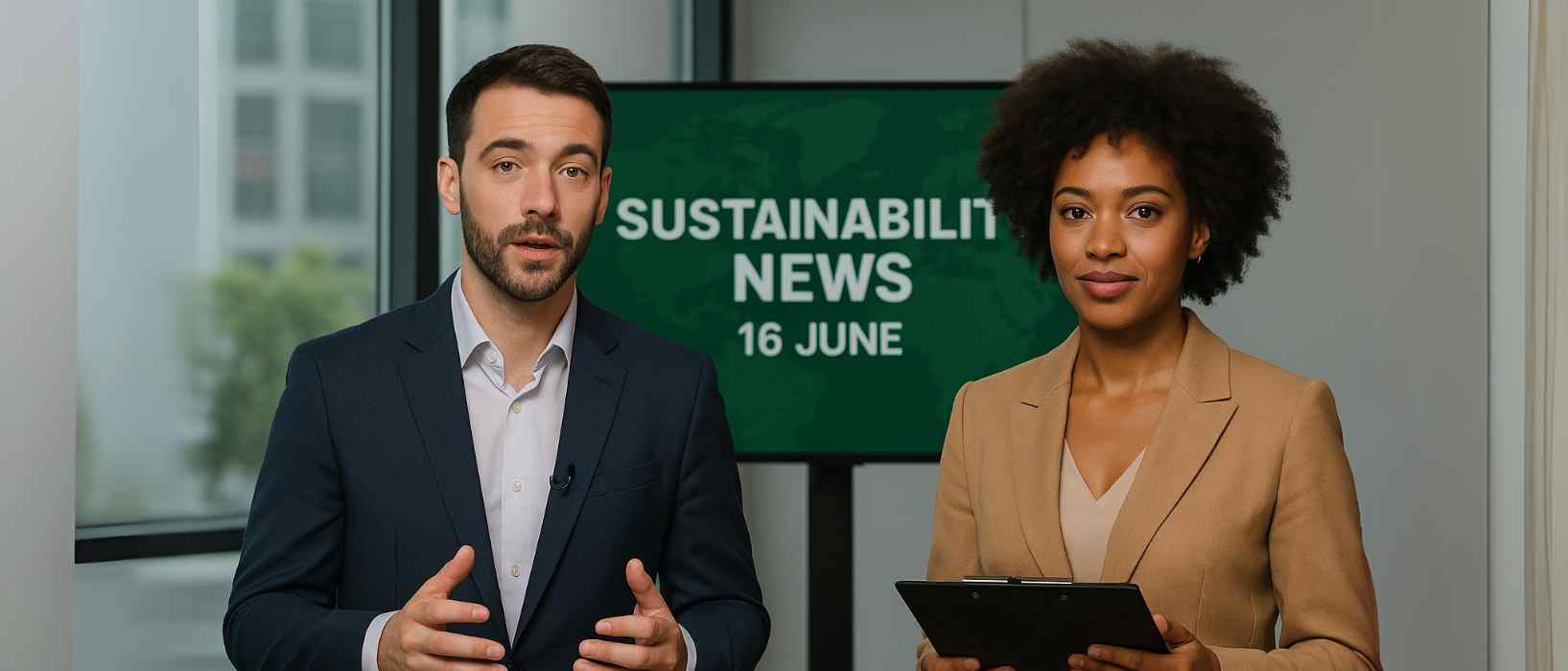 Sustainability News for 16th June Header